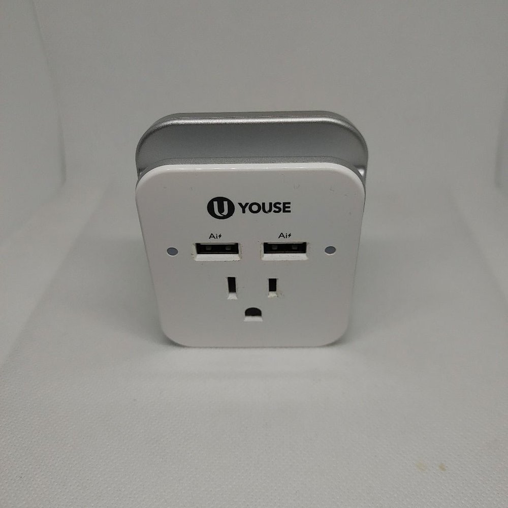 Dual usb & wall outlet charger 3.1 amp